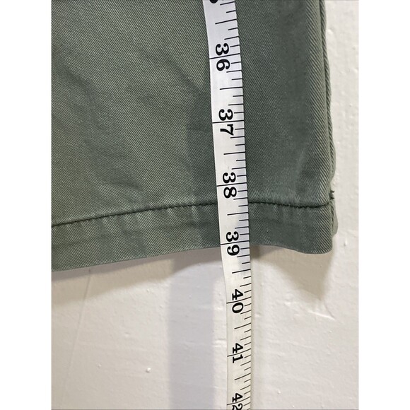 $128 PISTOLA Pants Tammy High Rise Ankle Button Hem Colonel Green Size 30 - Picture 9 of 12
